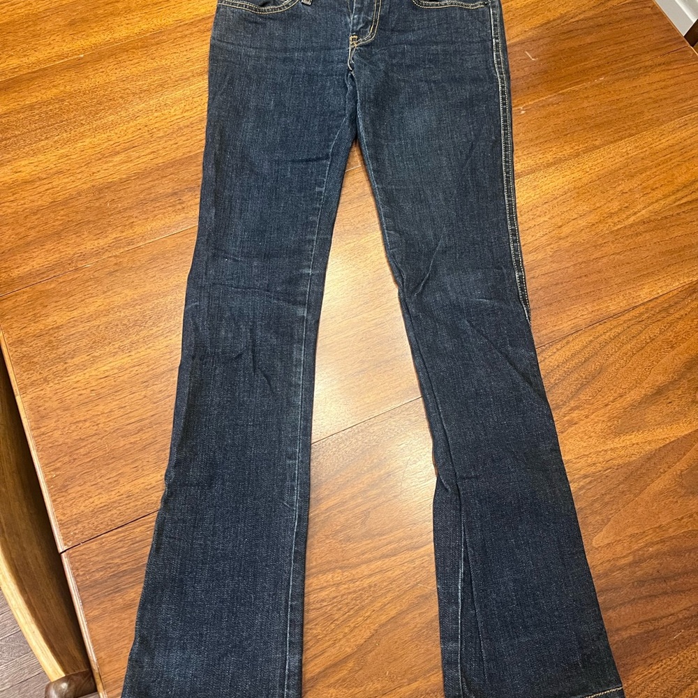 Lux Blue Jeans Straight Leg Style
